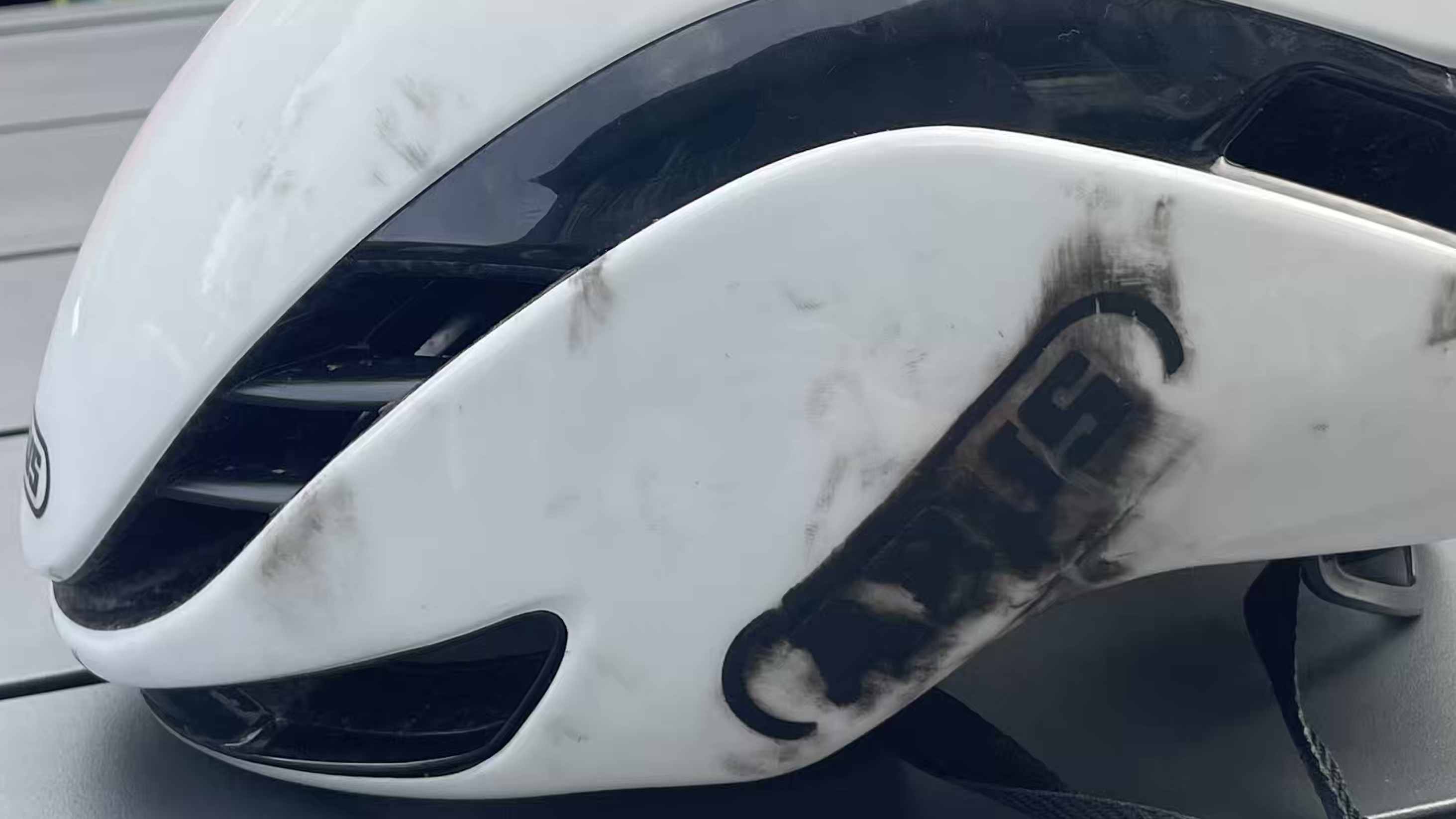 Cosmetic wear on helmet